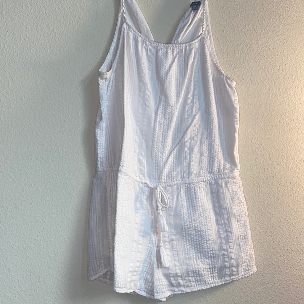White American Eagle Romper